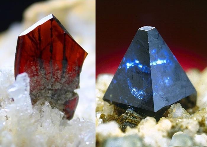 Naopak minerály se stejným chemickým složením, ale lišící se krystalovou strukturou se označují jako