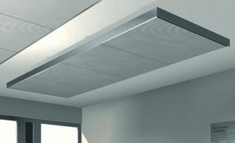 Křivky ukazují hodnoty dosažené při rozdílných výškách zavěšení (VZ) kazetového podhledu pod stropem. Vážená absorpce zvuku αw byla vypočtena podle EN ISO 11654.