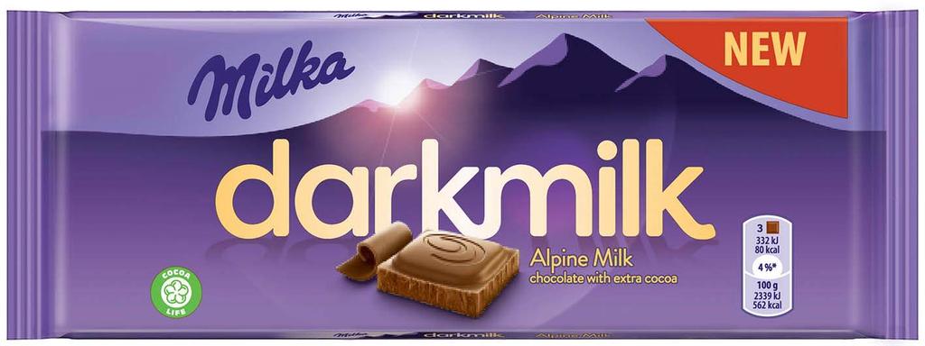 Milka Dark Milk 85g kód:3490 balení: 1/25 19.