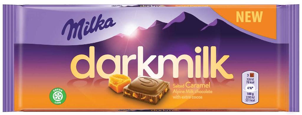 Milka Dark Caramel 85g kód:3492 balení: 1/25 19.