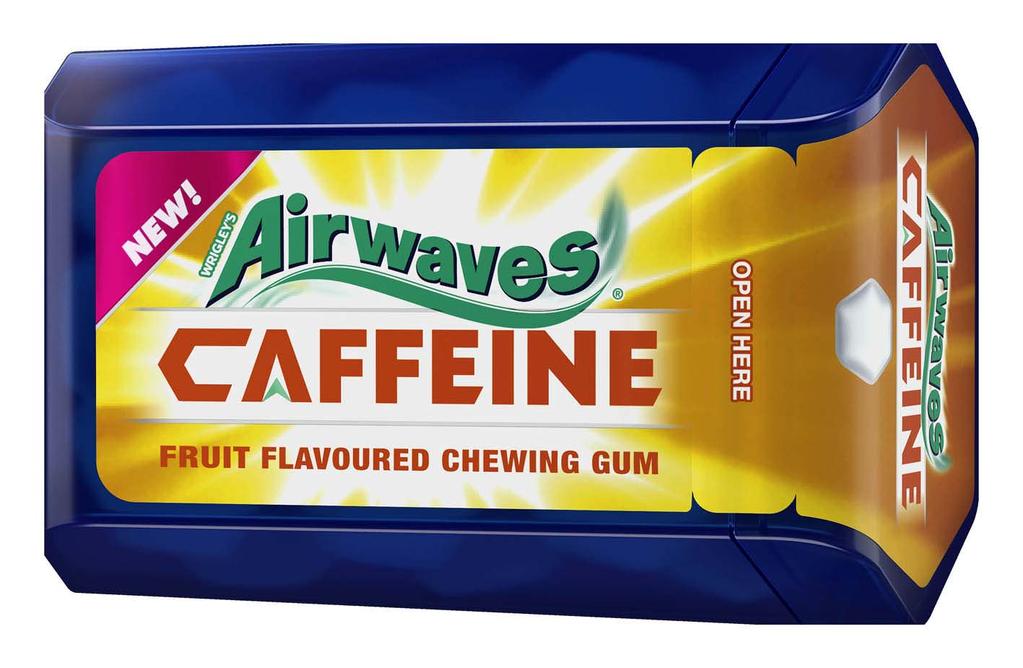 Airwaves Caffeine FRUIT 19g kód:6987 balení: 1/9 38.