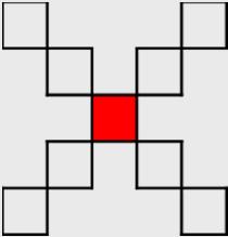 obsahující pixely určené pro