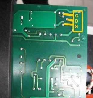 MG019-2 SERVISNÍ MANUÁL / SERVICE MANUAL ALFIN 200 TIG HF page 12 Pro kontrolu tranzistor změřte podle