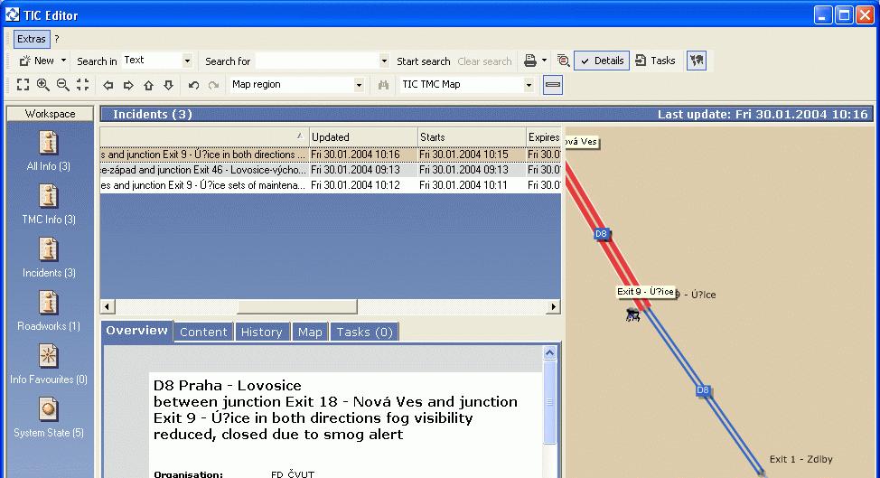 TIC (Traffic information centre)