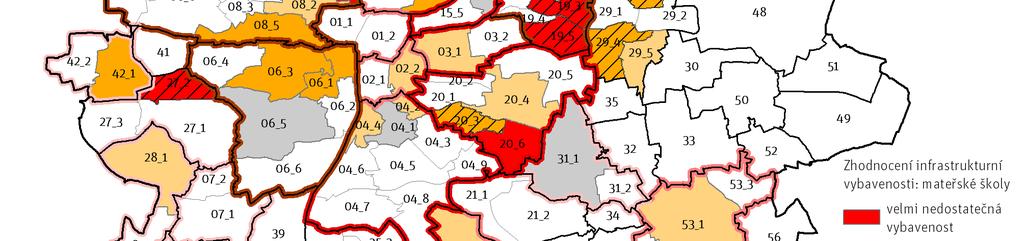 V rámci hlavního města Prahy se nejedná o rovnoměrně rozdělený jev. Navíc je důležité rozlišovat mezi teoretickou naplněností a skutečnou naplněností.