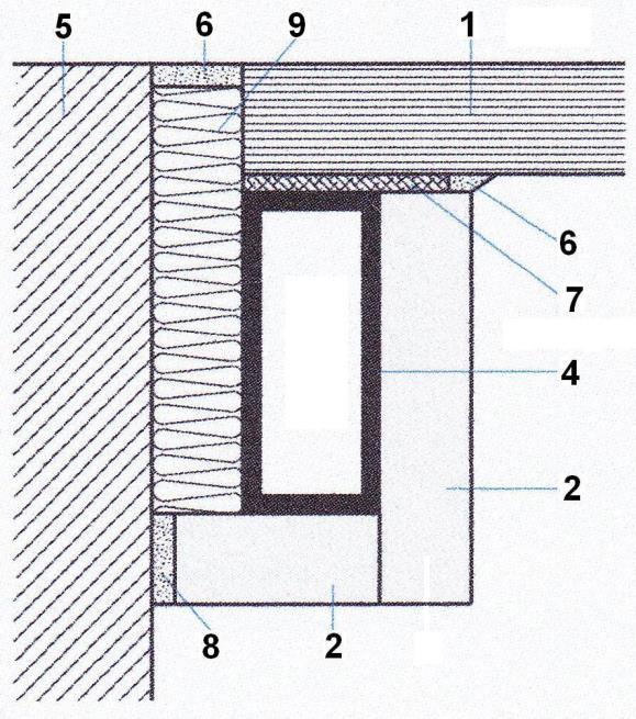 profil 70 30 4 mm 5 masivní konstrukce REI 6 protipožární silikonový tmel