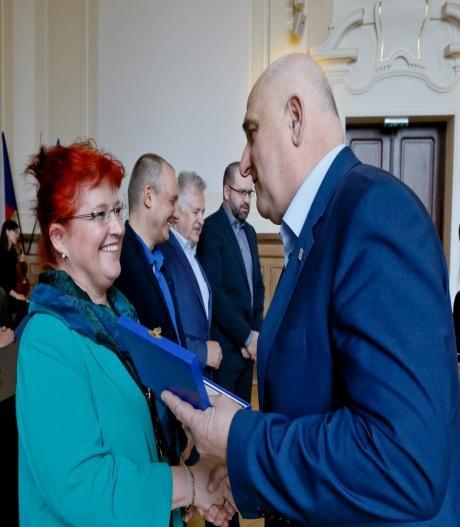 Jiřímu Hiršovi, CSc., Ing. Dagmar Kopačkové, Ph.D., doc. Ing. Aleši Rubinovi, Ph.D., hlavnímu organizátoru soutěže MĚĎ Ing.