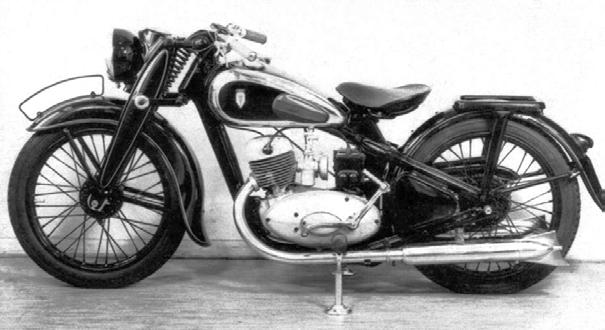 JAWA 250/350 Jedním z motocyklů, který