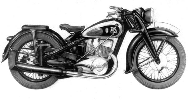 DKW NZ 250 z roku 1938.