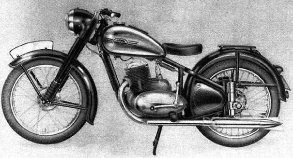 Sériová produkce Jawa 250 typ 11
