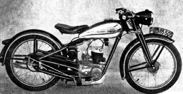 JAWA 250/350 Během války vznikla ucelená řada prototypů