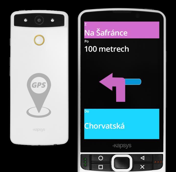 Doplňkové pomůcky k prostorové orientaci a samostatnému pohybu Smartvision 2 Navi Mobilní telefony v úpravě pro nevidomé s navigační aplikací GPS Má význam pro samostatný pohyb ve všech