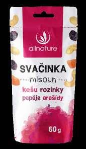 Kešu, moruše, rozinky a goji dodají energii nezbytnou