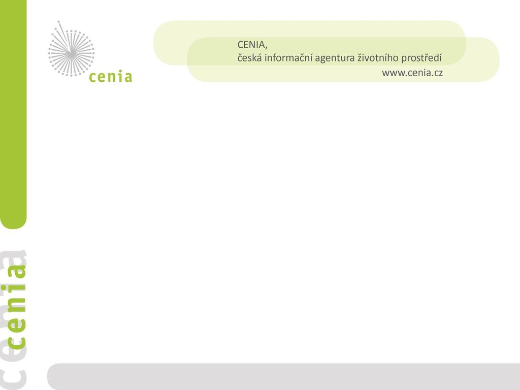 CENIA pro životní prostředí analýza prostorových dat, vizualizace dat a hodnocení životního prostředí na