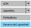 4 GENEROVÁNÍ UPOMÍNEK 4.1 GENEROVÁNÍ UPOMÍNEK RUČNĚ Vyberte (např.