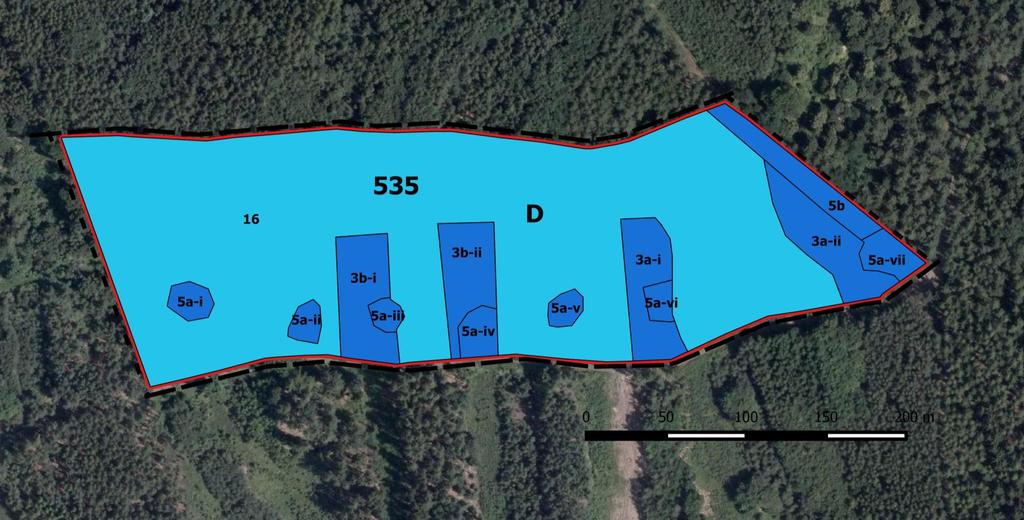 Příloha M7: Priorita zásahů v jednotlivých porostech nebo jejich