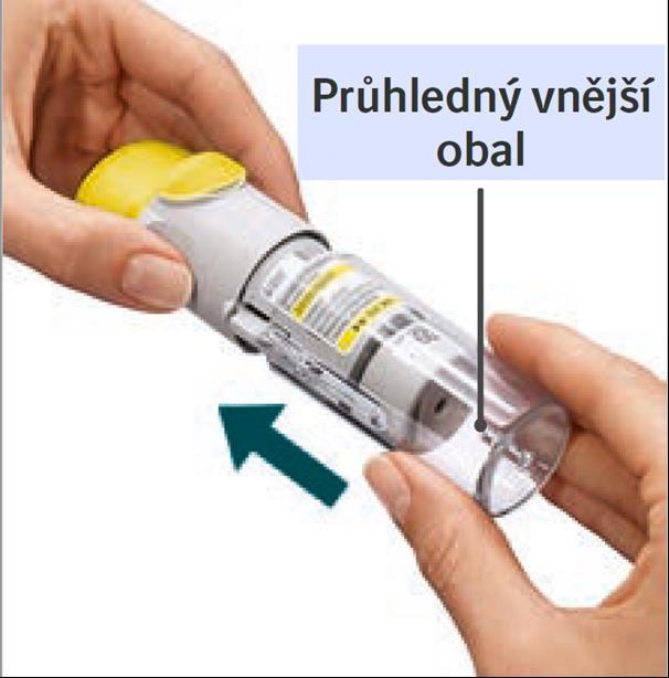 Příprava inhalátoru k použití 1.