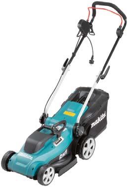 Nové sekačky Makita SPECIFIKACE SEKAČEK PP Elektrické sekačky ELM3320 (Makita) / EM331 (Dolmar) Elektrické sekačky s plastovým šasi, záběrem 33 cm a centrálním nastavením výšky sekání vhodné pro