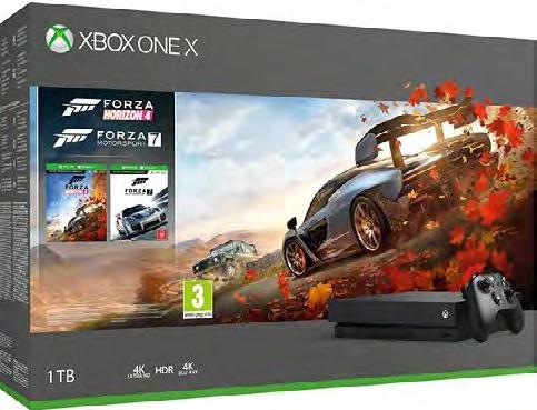 XBOX ONE X + FORZA HORIZON 4 + FORZA MOTORSPORT 7 Herní konzole PLAYSTATION 4 PRO 1TB Herní konzole SONY HI-RES WH-1000XM3, ČERNÁ Sluchátka