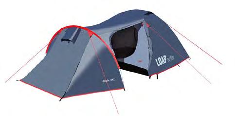 LOAP ELKO stan pro 4 osoby HAMAKA LATINO 2 závěsné křeslo LOAP FORESTA stan pro 4 osoby Ve stanu ELKO se pohodlně vyspíte ve