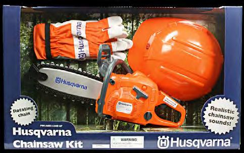HUSQVARNA SOUPRAVA S ŘETĚZOVOU PILOU PRO DĚTI hračka RAPPA POKLADNA S ČESKÝMI POTRAVINAMI Herní set