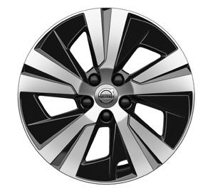 opcí 533) 18 1037 18 kola z lehké slitiny, 5 paprsků pouze pro D3 a D4 v provedení Y,černá Black /