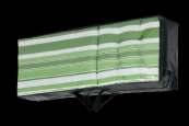Pohovka: 127 x 73 x 78 cm Materiál: ratan/sklo