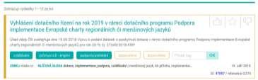 Prostředí aplikace resl.news Jednoduché a uživatelsky přívětivé ovládání Prostředí aplikace resl.