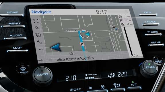 Toyota Touch 2 s navigací Go (český jazyk) a aktualizací mapových dat