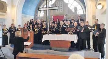 dubna se konal ve Sboru Církve československé husitské Jarní koncert sborů.
