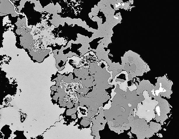 Minerals 2019, 9, x FOR PEER REVIEW 25 of 45 4.6. Ag-S, Ag-Se-S and Ag-Se Phases Minerals 2019, 9, 430 26 of 47 4.6.1. Acanthite, Ag2S Acanthite occurs as anhedral grains, fillings of other silver minerals, or veinlets 50 μm wide and 4.