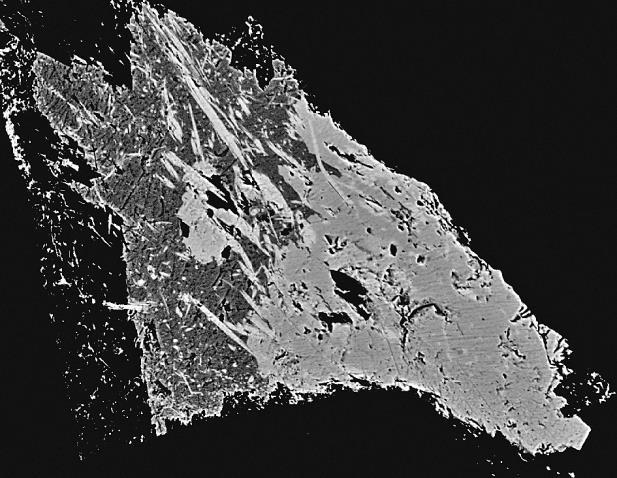 replacement (Bou) freieslebenite of galena of(frs) black ore owyheeite (i) by Ag-richer (Ow) fizélyite minerals (Fiz) following Ag-excess the succession: fizélyite () galena (white) diaphorite