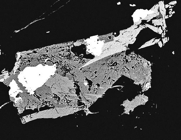 ore (i) Ag-excess is replaced fizélyite by andorite is further IV (Ad4), replaced which by freieslebenite is subsequently (Frs; replaced right side of by the andorite grain); VI (c) (Ad6; galena