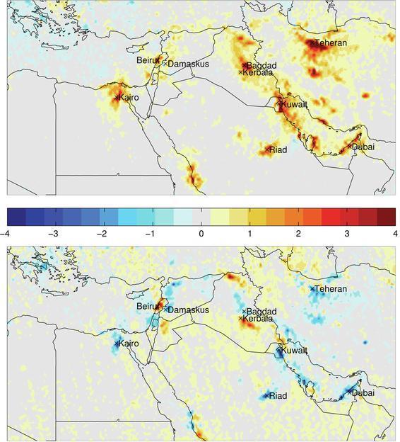 Blízký východ: atmosférické znaky krize 2005-2010 2010-2015 http://www.chemeurope.