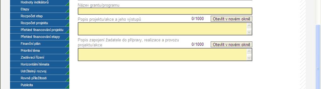 přípravou a realizací obdobných typů projektů/akcí.