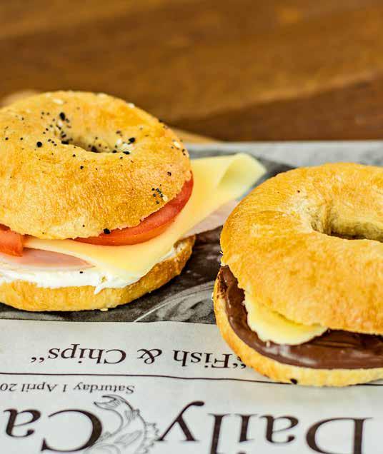 honey-mustard dressing) 129,- 129,- KIDS BAGELS 7, 1 2 mini bagely /2 mini bagels:
