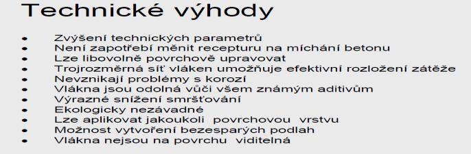 = 0,9kg Dávkování : 0,6-0,9 kg / m3 betonu 238,00 238,00 Fibrofor Concrix ES bikomponentní makrovlákno pro konstruktivní armování. Slouží jako prostorová výztuž.
