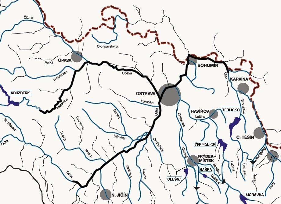 Řešení migrační prostupnosti v povodí Odry rybí přechody -