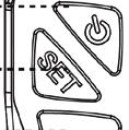 Stupně asistence: Zmáčknutím tlačítka nebo změníte míru asistence. Výkon motoru má několik stupňů asistence od 0 do 5. Stupeň 1 znamená minimální výkon. Stupeň 5 znamená maximální výkon.