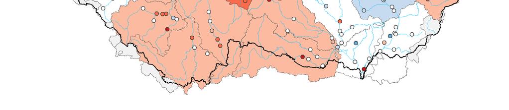 Analogicky znamená pravděpodobnost překročení 15 25 % mírně nadnormální stav hladiny, pravděpodobnost překročení 5 15 % silně nadnormální stav hladiny a jako mimořádně nadnormální jsou označeny
