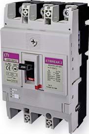 Промышленные автоматические выключатели 2S EB2S 250 LF 3p/4p 16kA (с фиксированными настройками защит) l N Количество полюсов cu/cs 400V (ka) Тепловая защита Электромагнитная защита (А) Вес (кг)