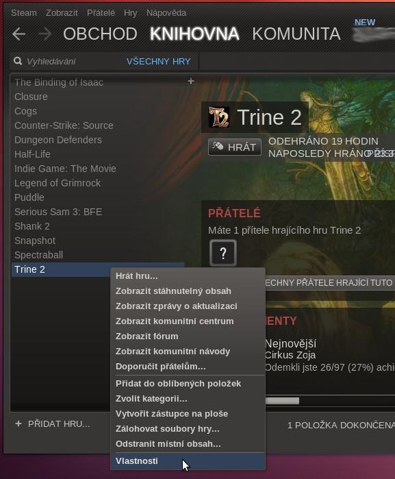bumblebee sh -c 'echo OPTIMUS_PREFIX=\"primusrun\" >> /etc/environment' Nyní už půjde Steam spustit normálně.