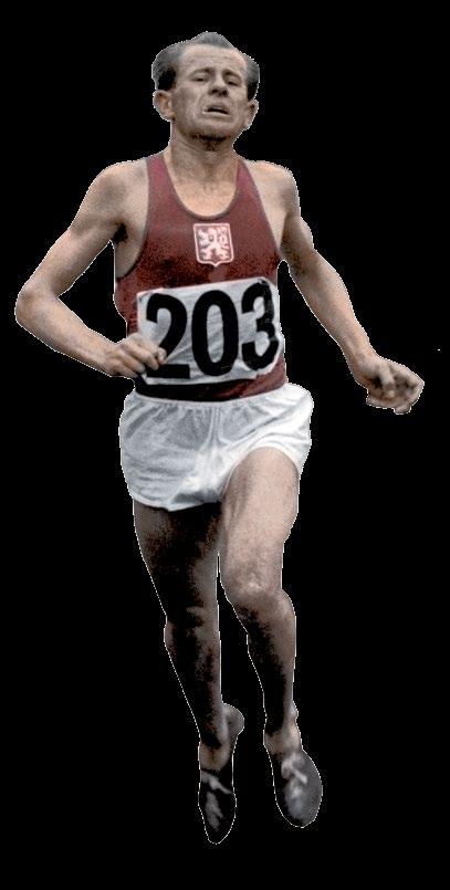 Emil Zátopek 1 5 10 15 20 21,0975 25 30 35 40 42,195 Rekordy 0:02:51 0:14:13 0:28:26 0:42:40 0:55:53 1:00:00 1:11:06 0:25:19 0:39:32 1:53:45 2:00:00 0:02:43 0:14:24 0:29:01 0:43:37 0:57:56 1:00:36