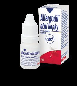 ALLERGODIL oční kapky, 6 ml Léčí příznaky alergického zánětu spojivek, včetně případného zánětu nosní sliznice.
