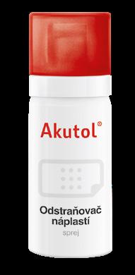 1 AKUTOL SPREJ 60 ml 139 Kč Voděodolná, transparentní náplast ve spreji, do 2 minut zasychá, po 3 4