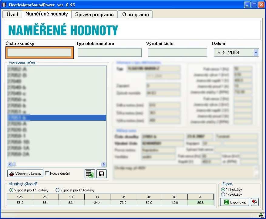 kontrola) -výstup do databáze - ízení pr b hu provád ných