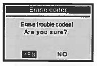 2) Na displeji se zobrazí výstražná zpráva s žádostí o potvrzení. 3) Potvrďte stisknutím tlačítka ENTER.