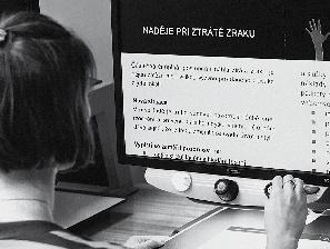 34 Financování činnosti Tyfloservisu Financování služeb Tyfloservisu Získávání financí na zajištění služeb pro lidi s těžkým zrakovým postižením na celém území České republiky představuje celoroční