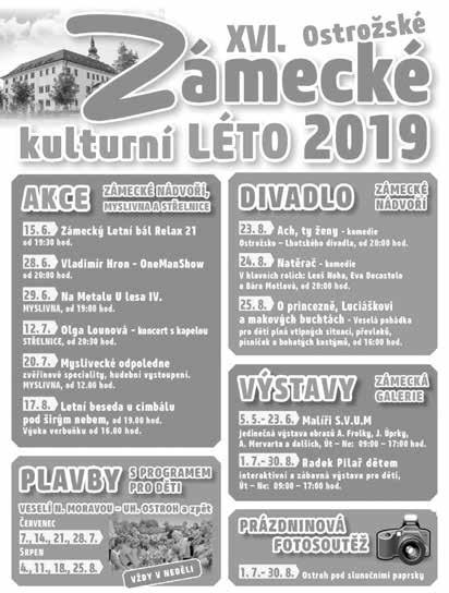 00 Bílá velryba (Malá scéna) a Anička a bylinkové kouzlo st 12. 6. - 19.00 Dva úplně nazí muži (25. repríza) a Úča musí pryč! (ZŠ UNESCO UH - Měšťanská beseda) čt 13. 6. - 19.00 Les pá 14. 6. - 19.00 1+2=6 (Jeden a dvě je šest) so 15.