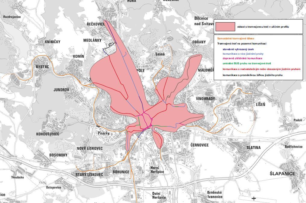 MÍRA SEGREGACE TRAMVAJOVÉHO PROVOZU I.